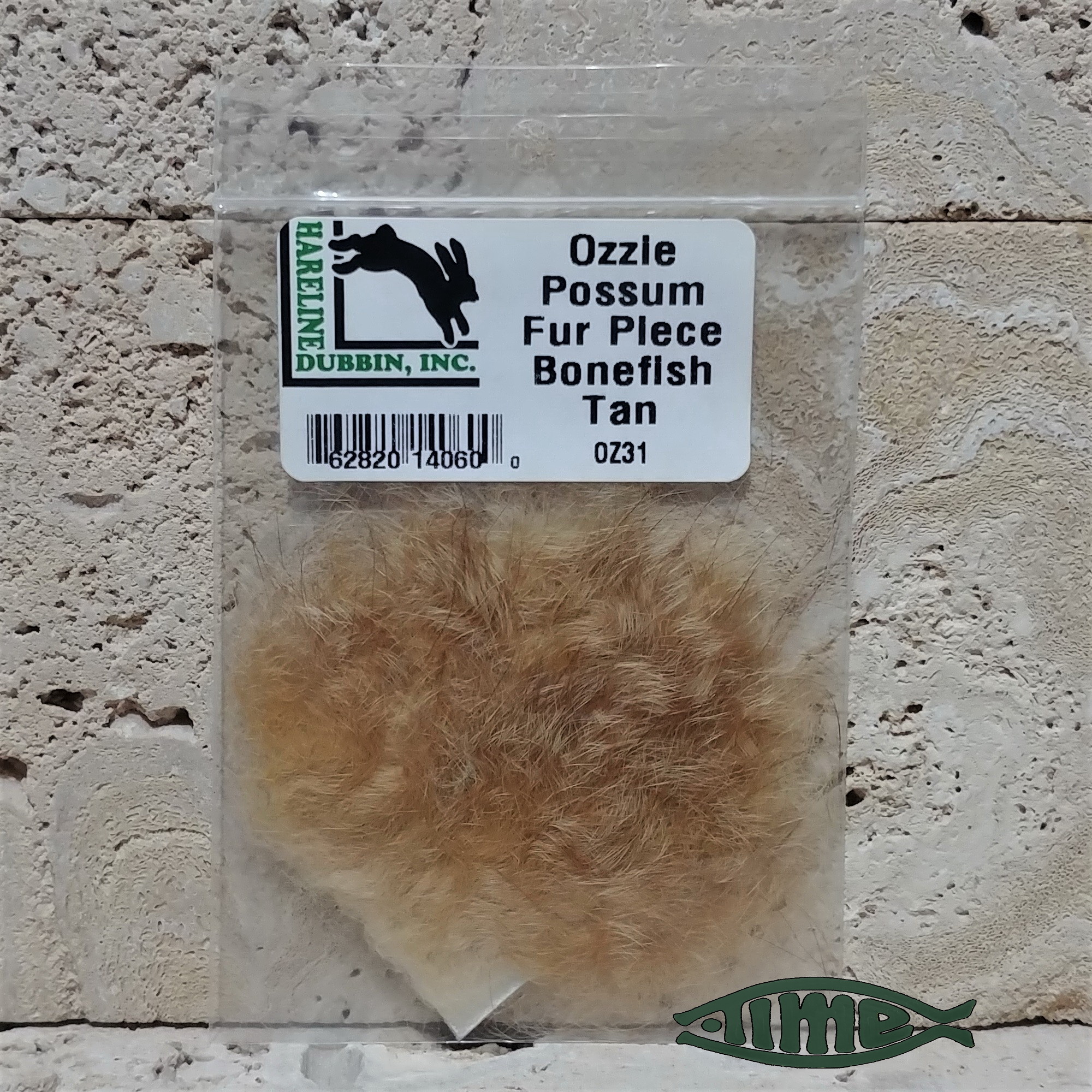 OZZIE POSSUM FUR PIECE - Hareline Fly Tying Australian Brushtail Hair Material | UK