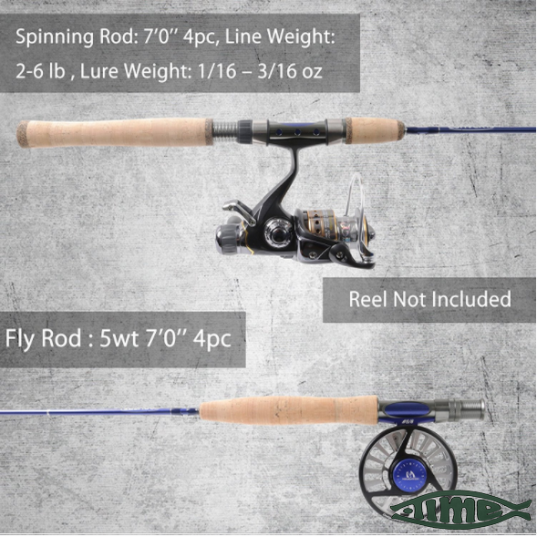 Fly/Spin Fishing Rod Convert